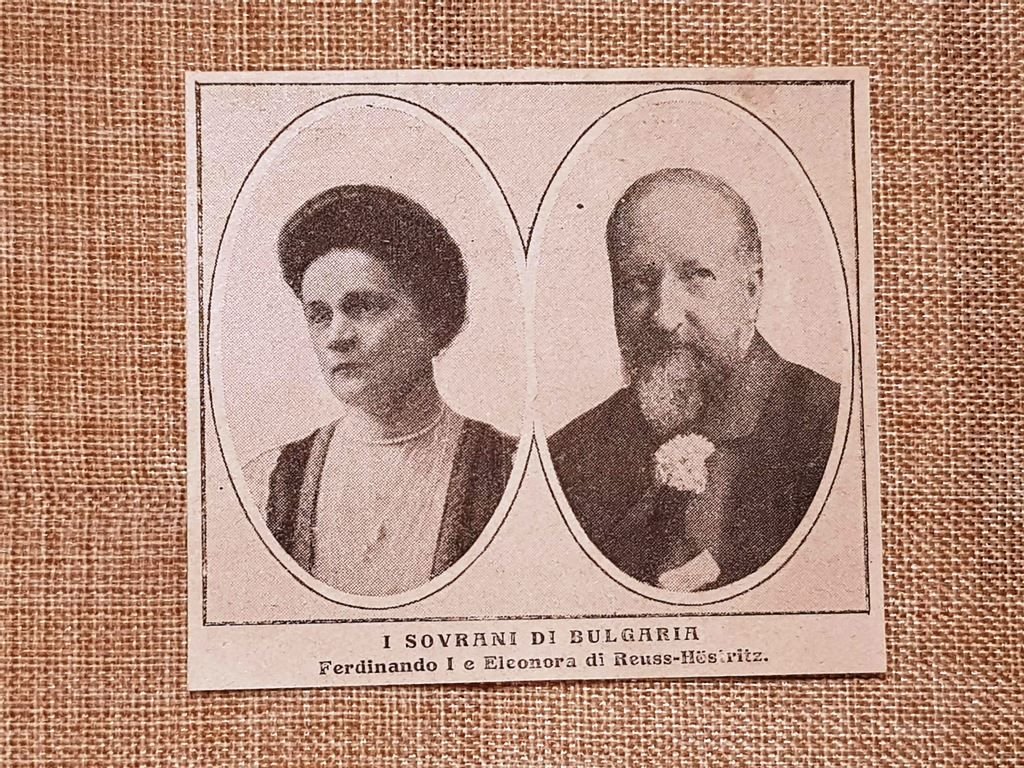 Ferdinando I di Bulgaria e Eleonora di Reuss-Kostritz nel 1915
