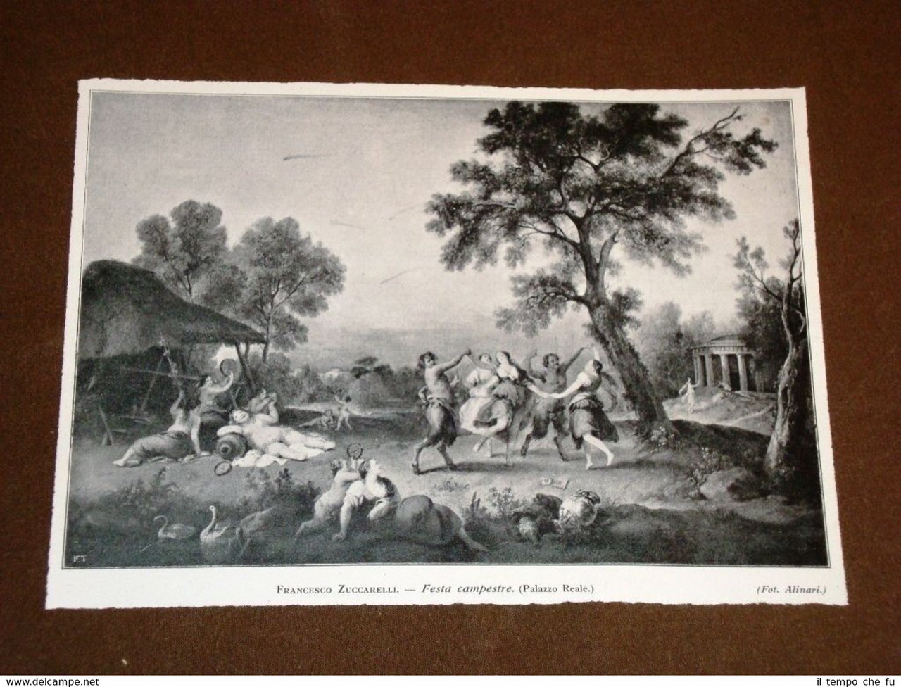Festa campestre Opera di Francesco Zuccarelli nel Palazzo Reale