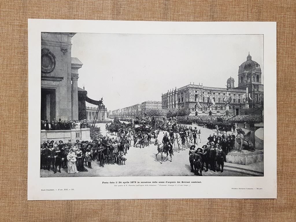Festa per le nozze d'argento dei sovrani d'Austria 24 aprile …