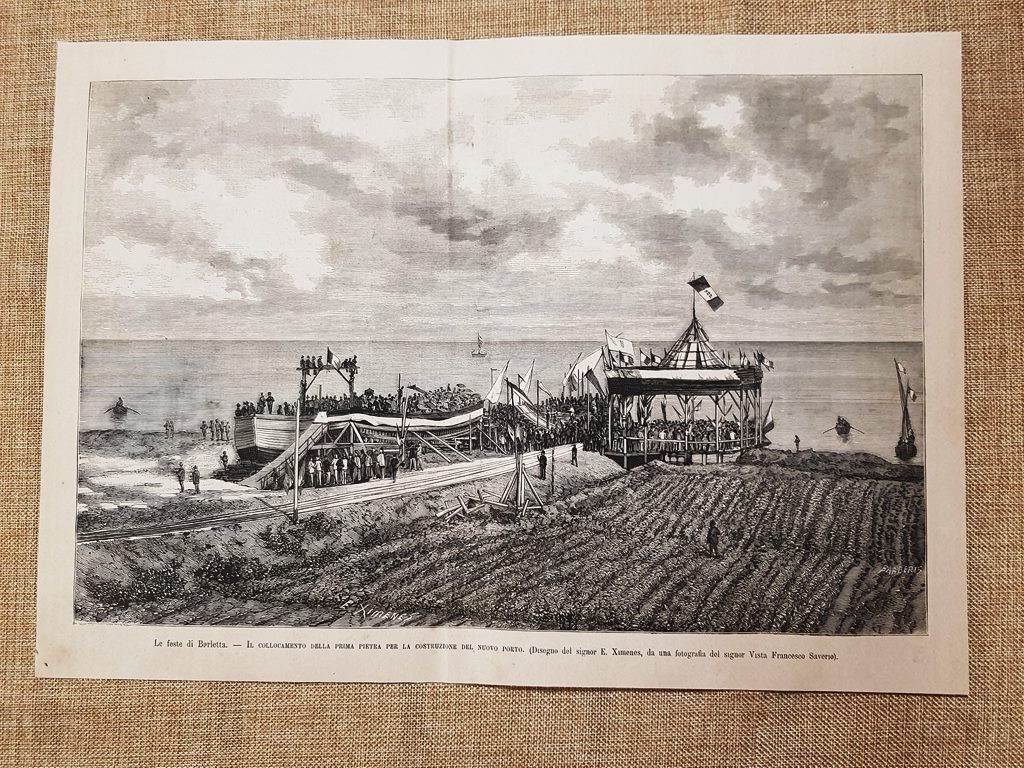 Feste di Barletta nel 1880 Prima pietra per il nuovo …
