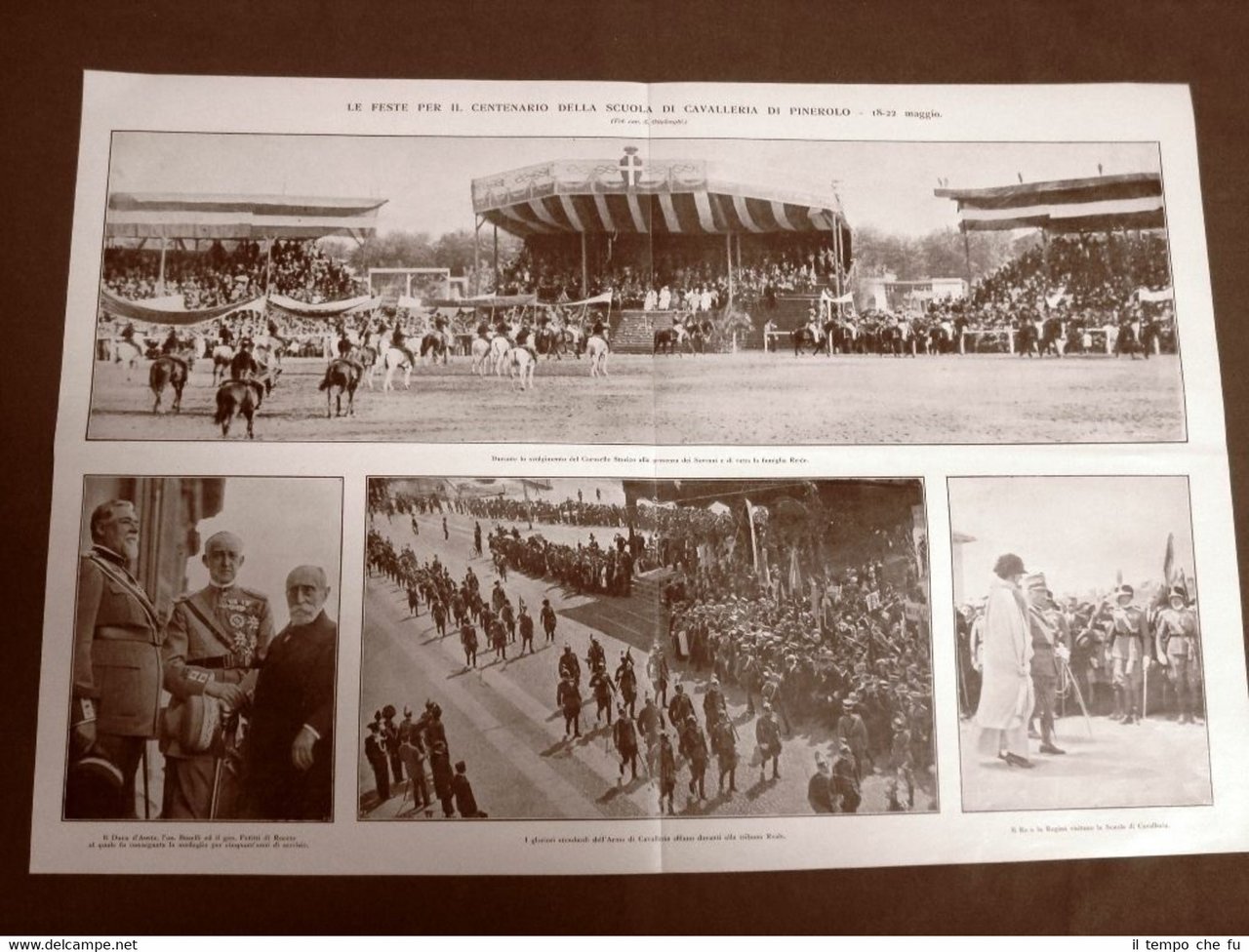 Feste per centenario della Scuola Cavalleria Pinerolo nel 1924 + … | Immagine principale