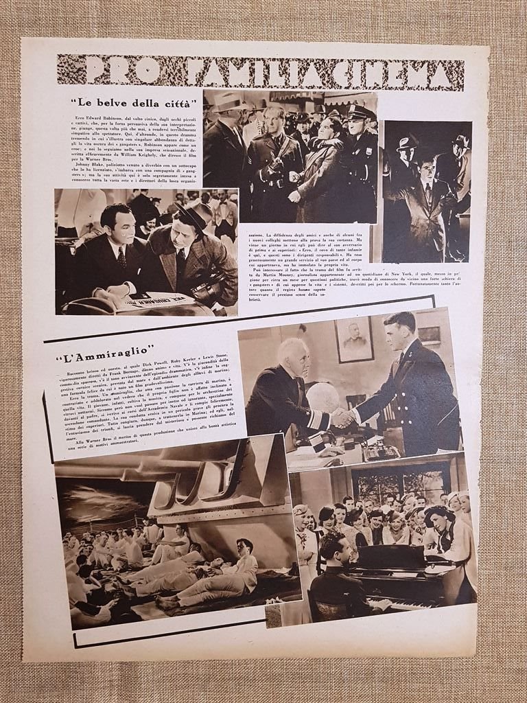 Film Le belve della città e L'Ammiraglio Illustrazione di Cinema …