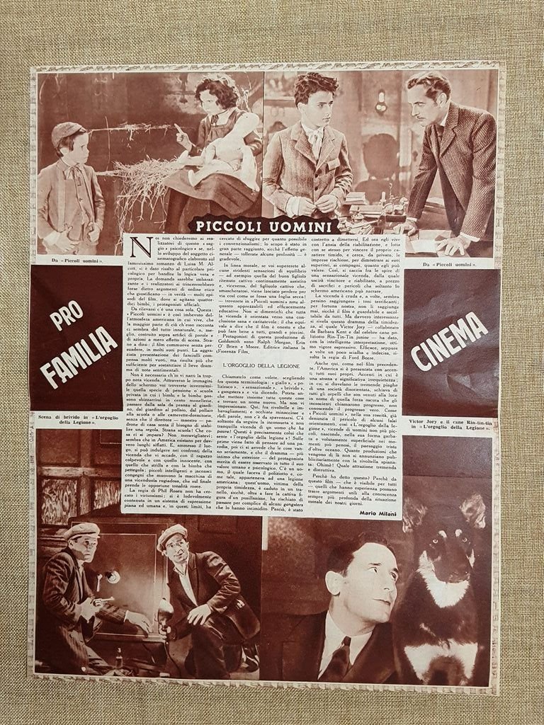 Film Piccoli uomini Illustrazione di cinema degli anni 30