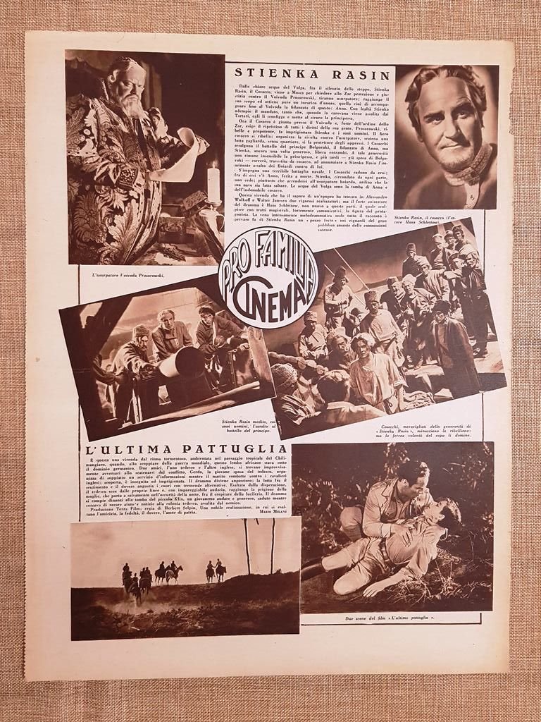 Film Stienka Rasin e L'ultima pattuglia Illustrazione di Cinema del …