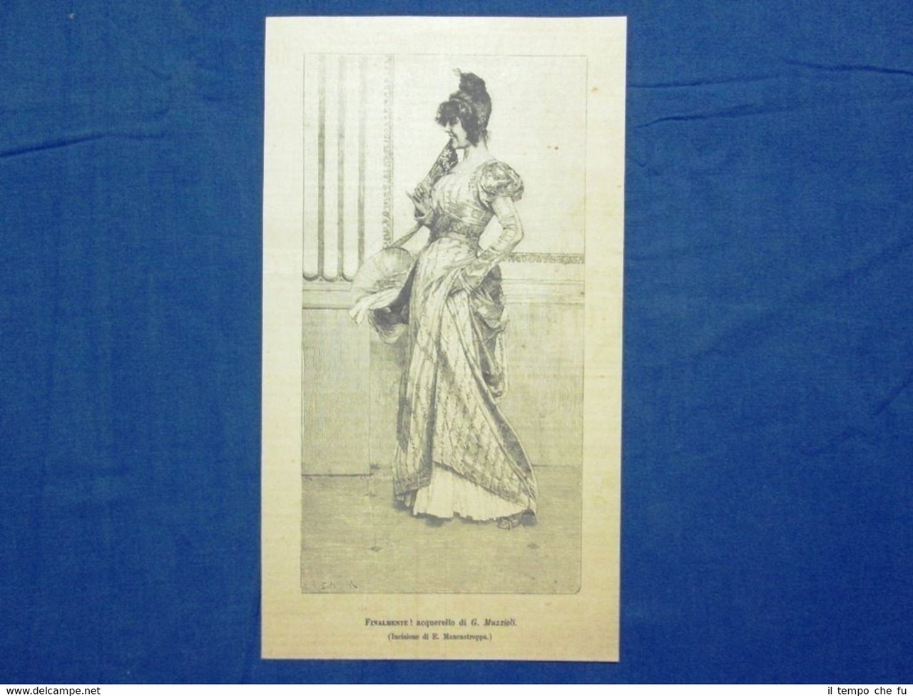 Finalmente! , acquerello di G. Muzzioli