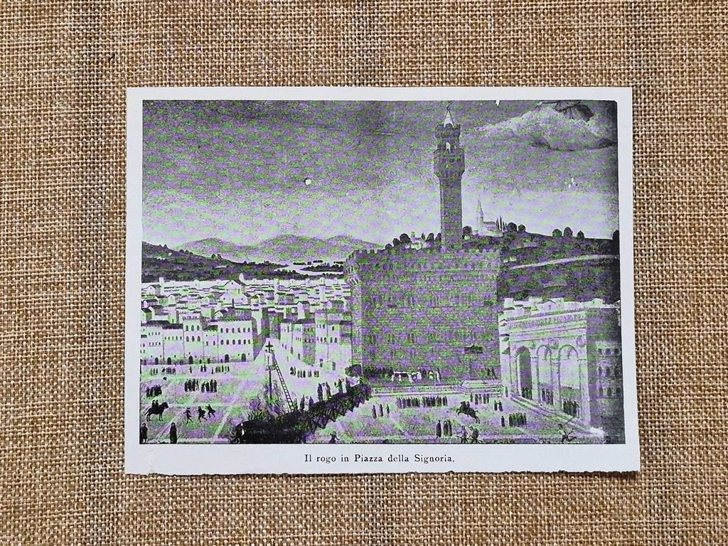 Firenze Il rogo di Girolamo Savonarola in piazza della Signoria … | Immagine principale