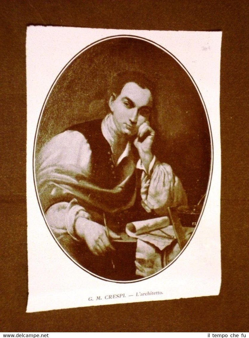 Firenze nel 1911 Mostra del ritratto italiano G.M.Crespi - L'architetto | Immagine principale