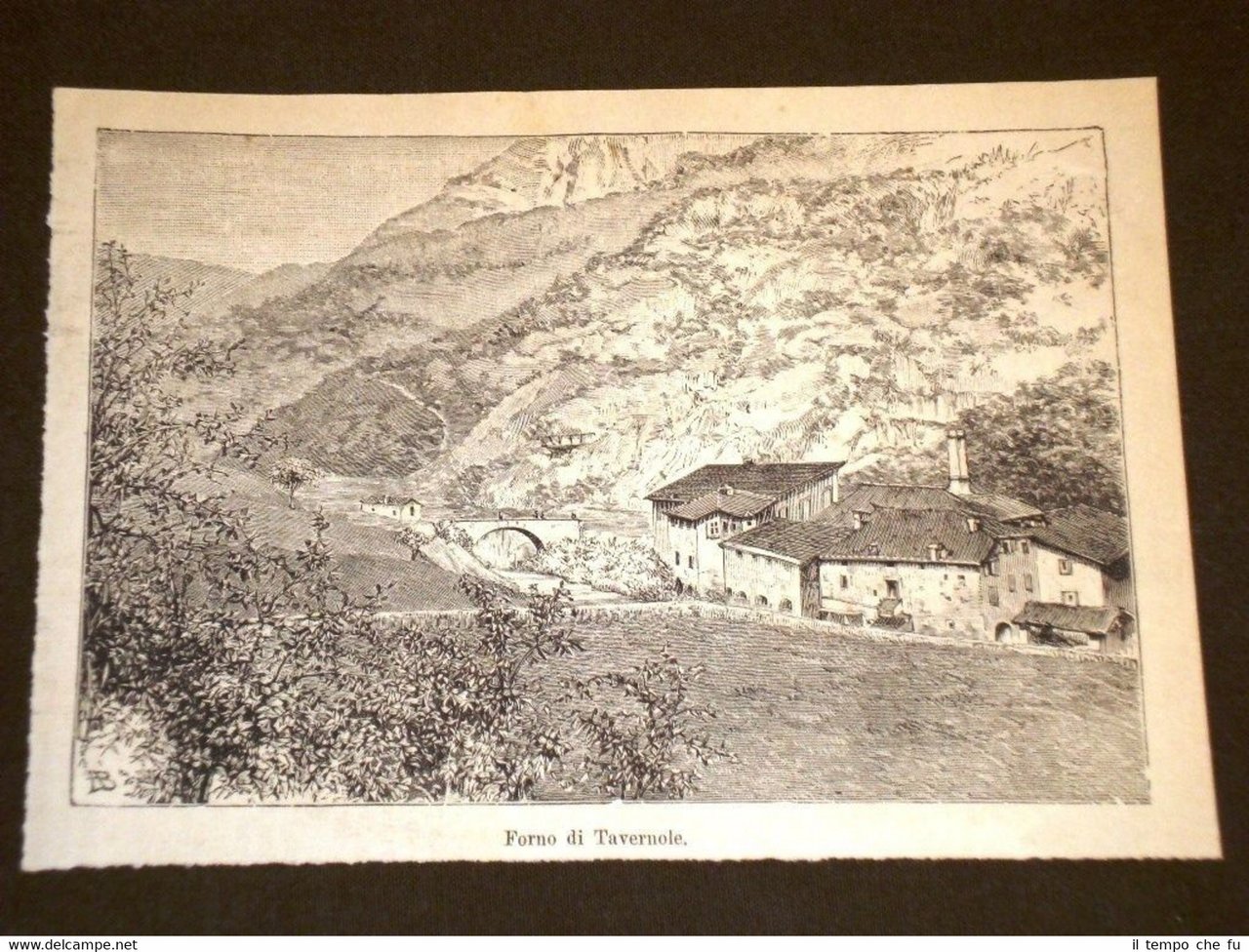Forno di Tavernole nel 1885 Valle del ferro Brescia