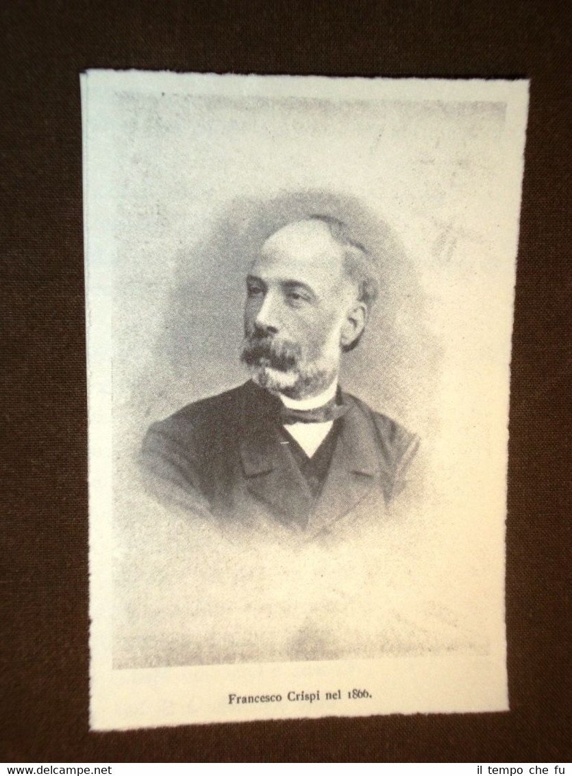 Francesco Crispi nel 1866 Ribera, 4 ottobre 1818 – Napoli, …