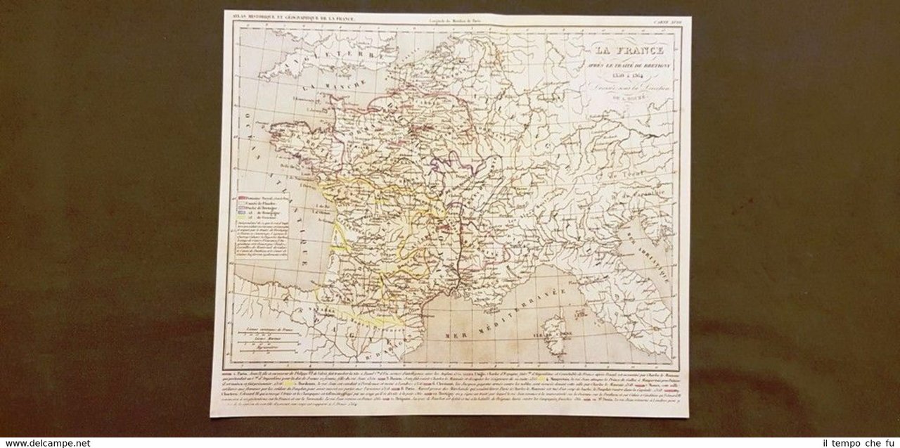 Francia Dopo il Trattato di Bretigny 1350 - 1364 Carta …