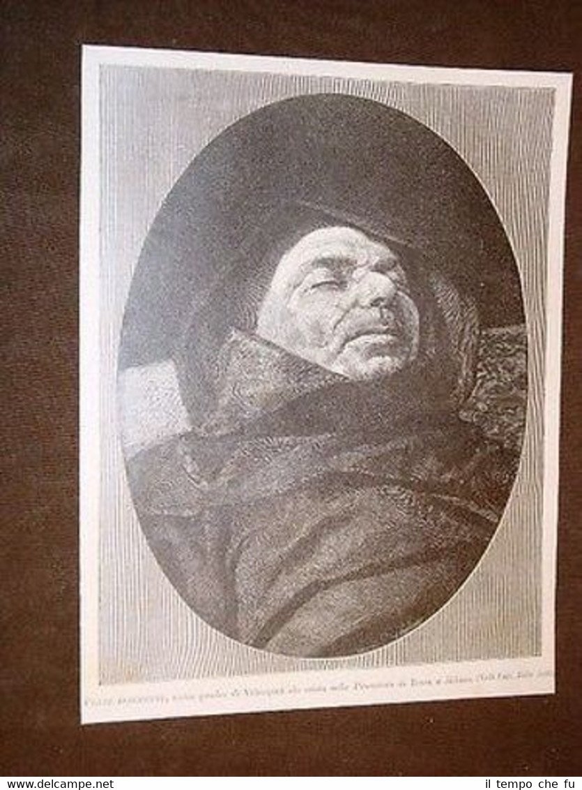 Frate dormiente o dormente Quadro di Velasquez