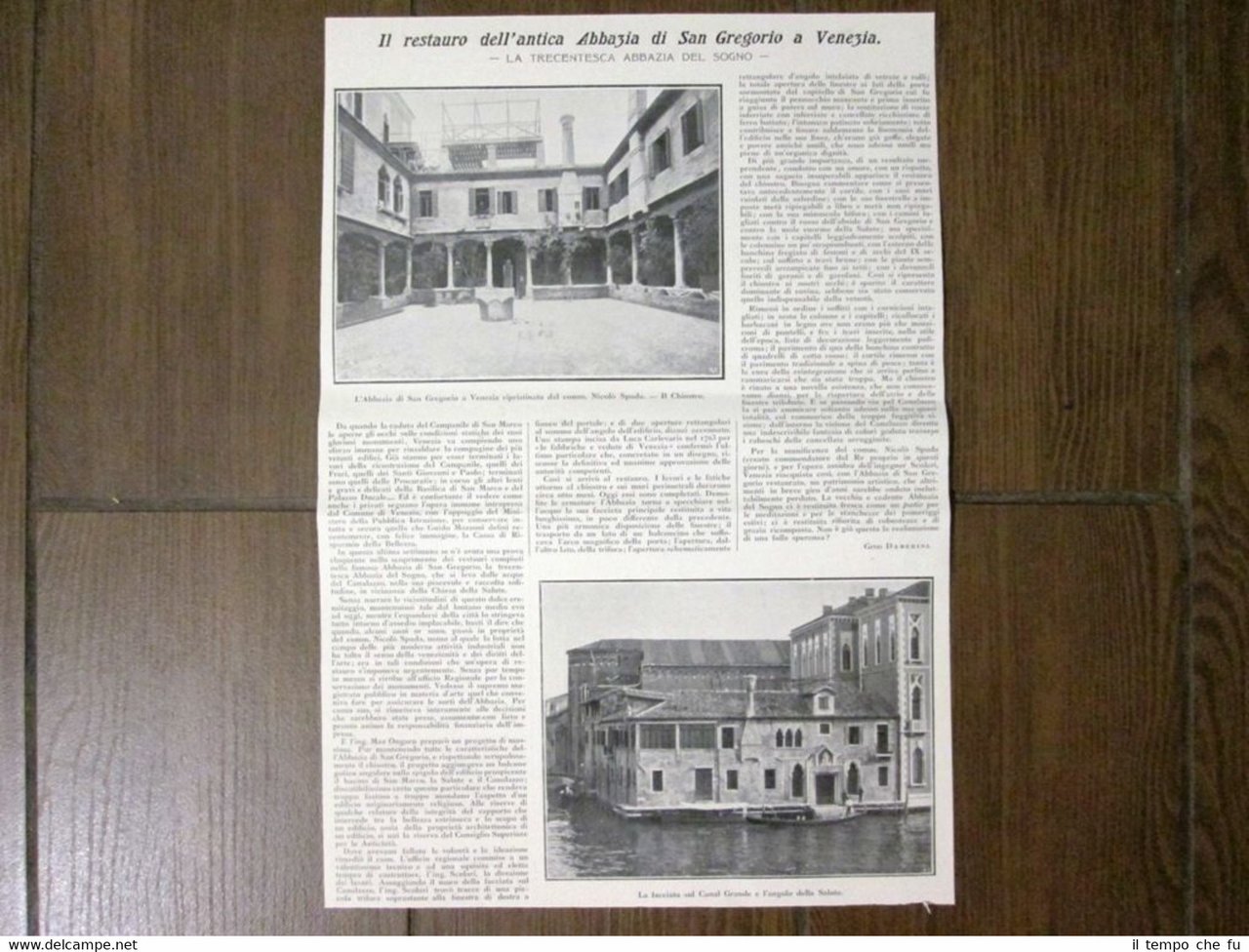 Fronte-retro: Restauro Abbazia di San Gregorio + Albania + Pixavon … | Immagine principale