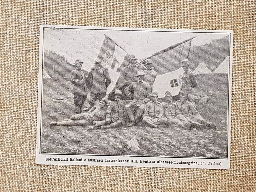 Frontiera Italo-Albanese nel 1914 Soldati d'Italia e Austria Guerra Mondiale …