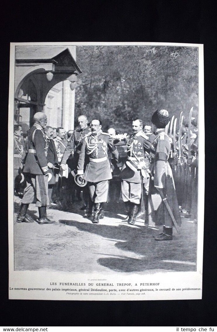 Funerale del Generale Trepof, a Péterhof - Generale Dédiouline Stampa …