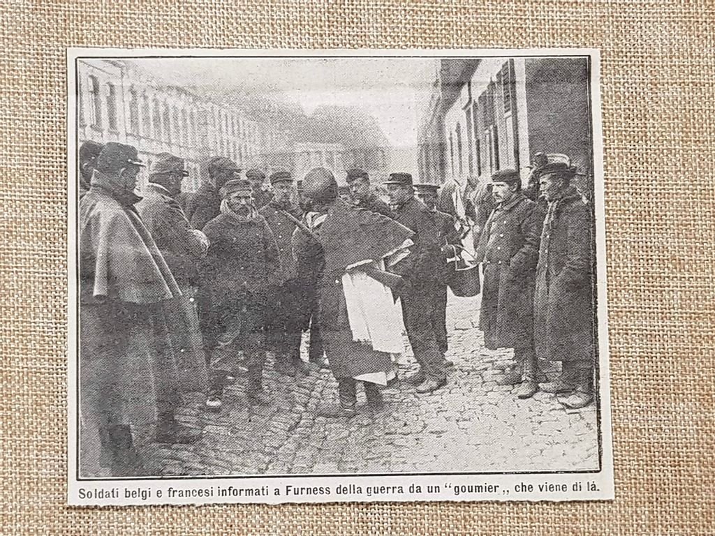 Furness nel 1914 Soldati belgi e francesi Prima Guerra Mondiale …