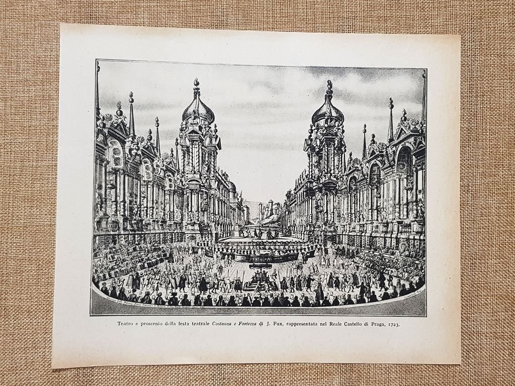 Fux Costanza e Fortezza Praga 1723 Opera Barocco Teatro Storico …