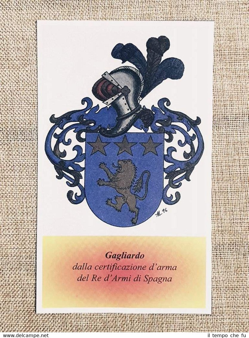 Gagliardo e Garvey Famiglia nobile Stemma Annuario nobiltà e Giornale …