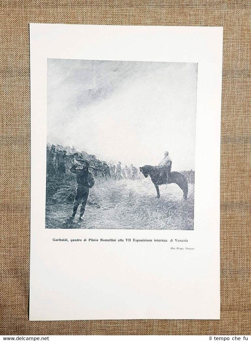 Garibaldi Quadro di Plinio Nomellini alla VII Esposizione internazionale Venezia