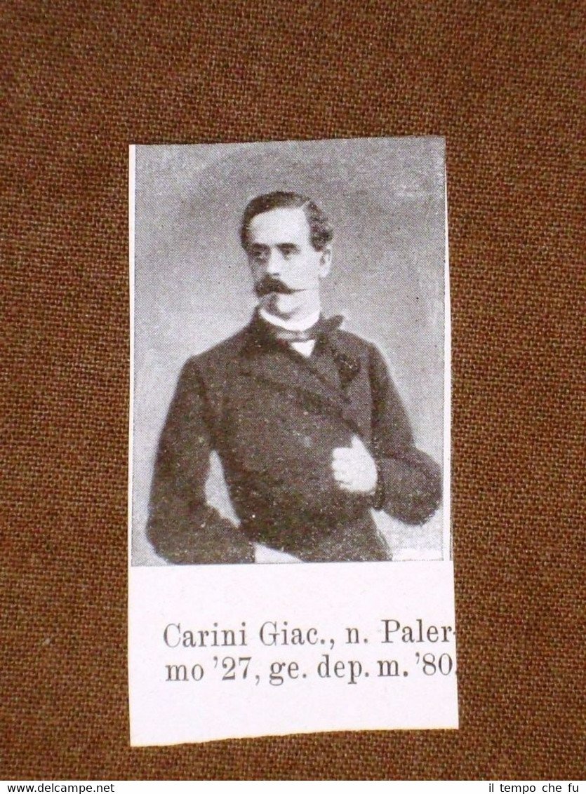 Garibaldino Mille Garibaldi Carini Giacomo Palermo Bruzzesi Pietro Civitavecchia | Immagine principale