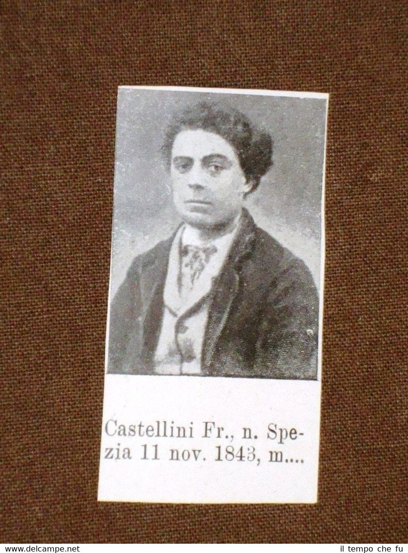 Garibaldino Mille Garibaldi Castellini F.Spezia Camici Venanzio Colle Vald'Elsa