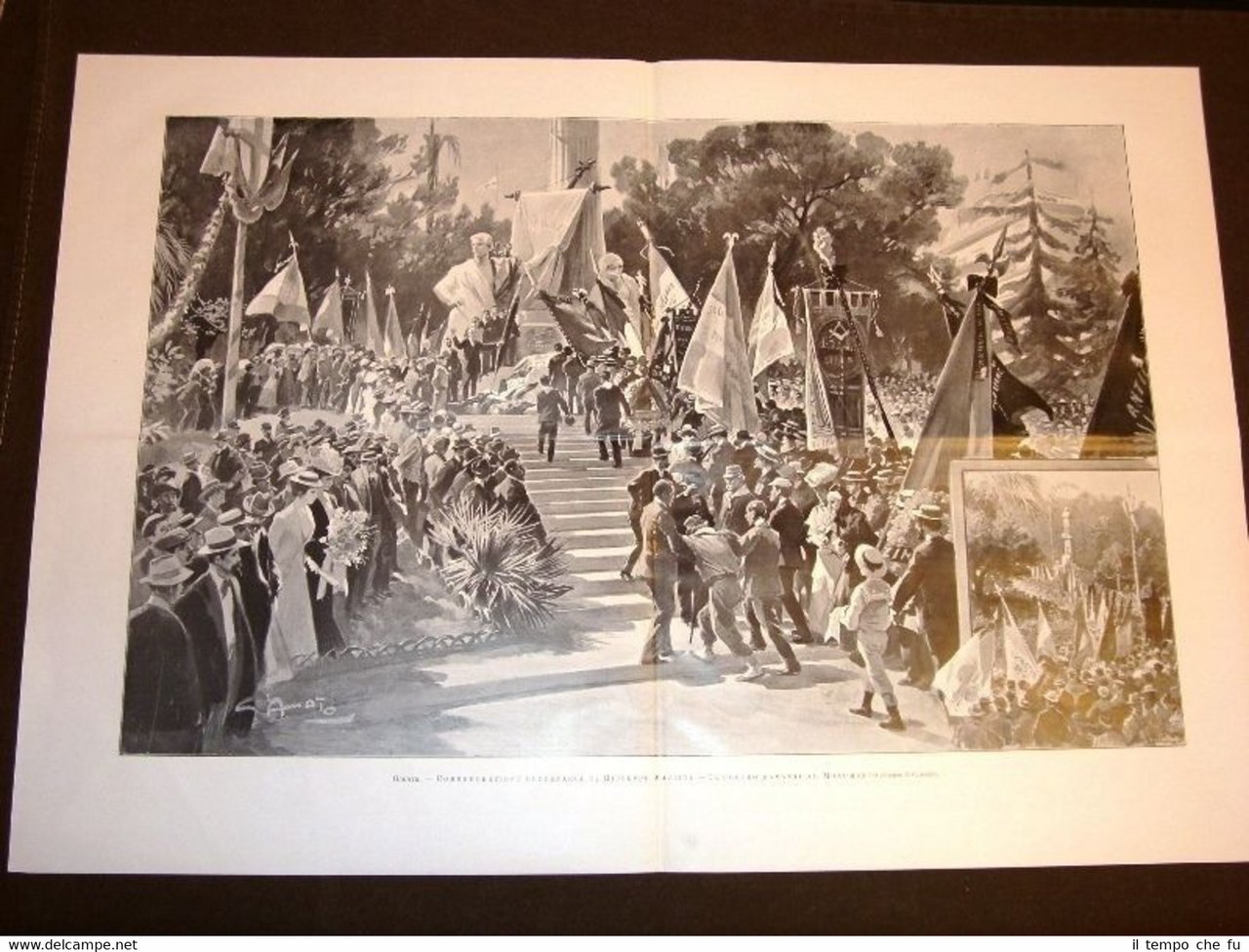 Genova nel 1905 Commemorazione centenaria di Giuseppe Mazzini + Roma … | Immagine principale