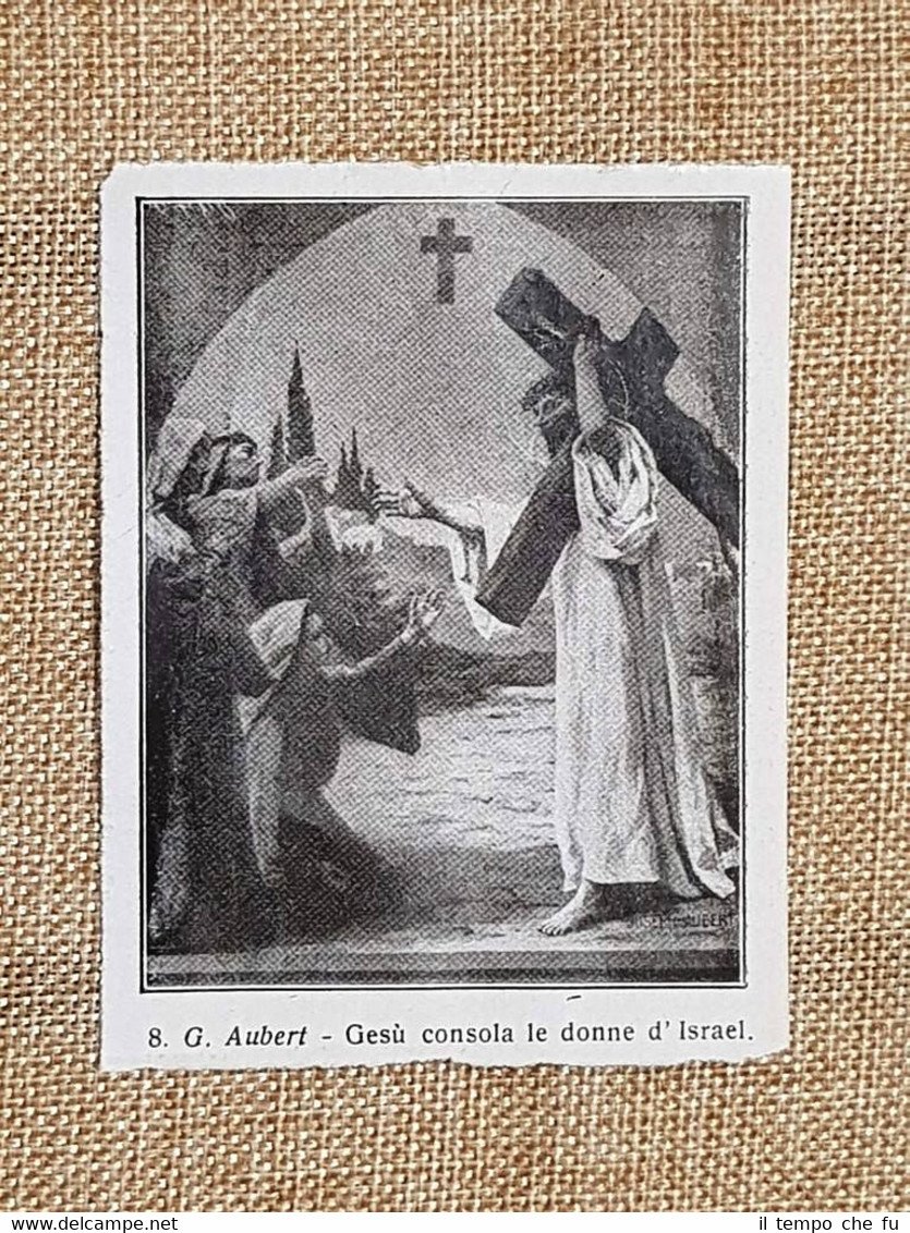 Gesù consola le donne d'Isdraele Quadro di G. Aubert Via … | Immagine principale