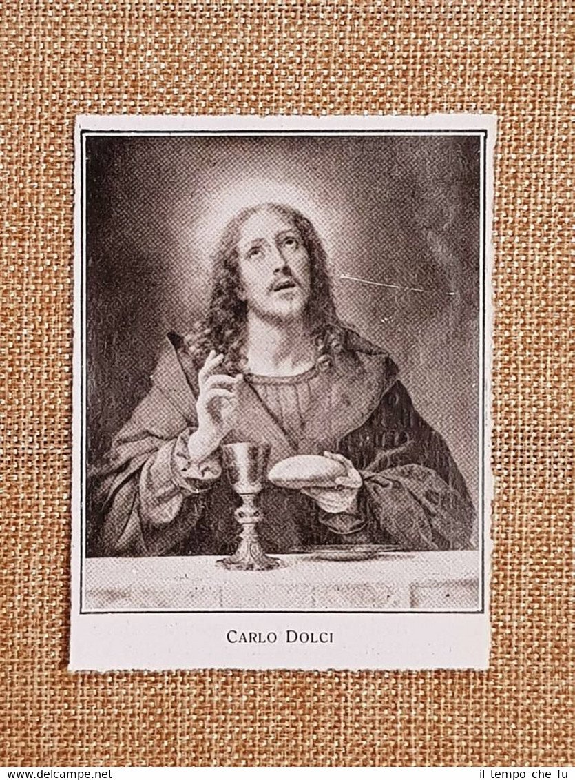 Gesù Cristo Quadro di Carlo Dolci (1) Stampa del 1928 | Immagine principale