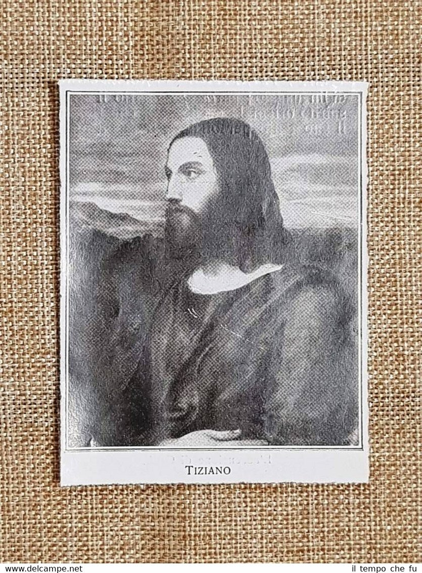 Gesù Cristo Quadro di Tiziano (1) Stampa del 1928
