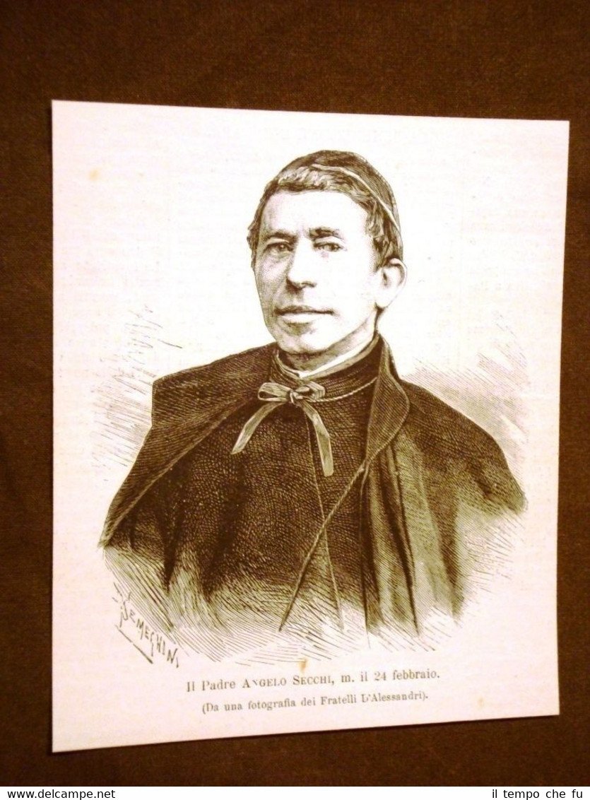 Gesuita Pietro Angelo Secchi Reggio nell'Emilia 28.6.1818 – Roma 26.2.1878