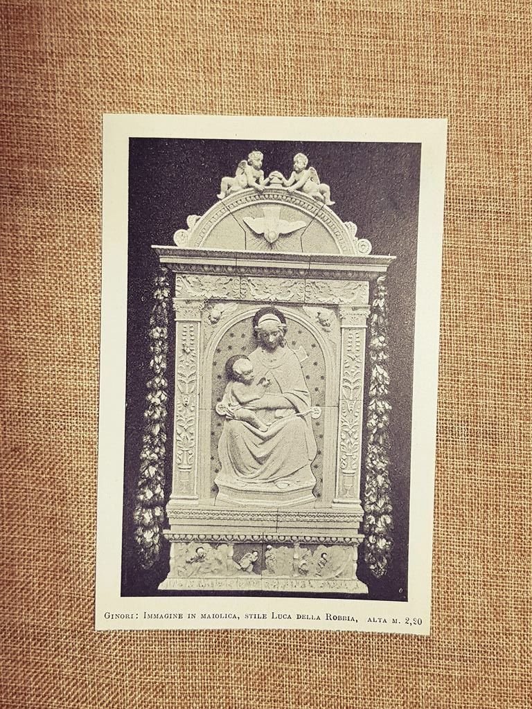 Ginori Immagine in majolica Stile Luca della Robbia Stampa del …