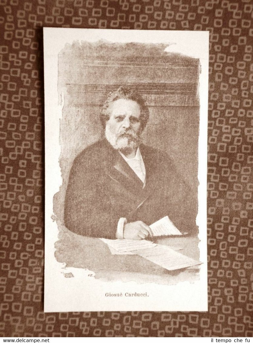Giosuè Carducci Valdicastello di Pietrasanta, 1835 – Bologna, 1907 Poeta