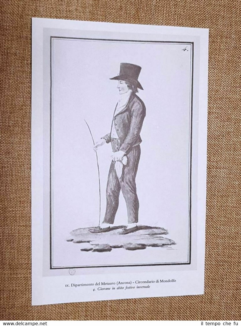 Giovane in abito festivo e estivo Mondolfo Metauro Ancona Regno …