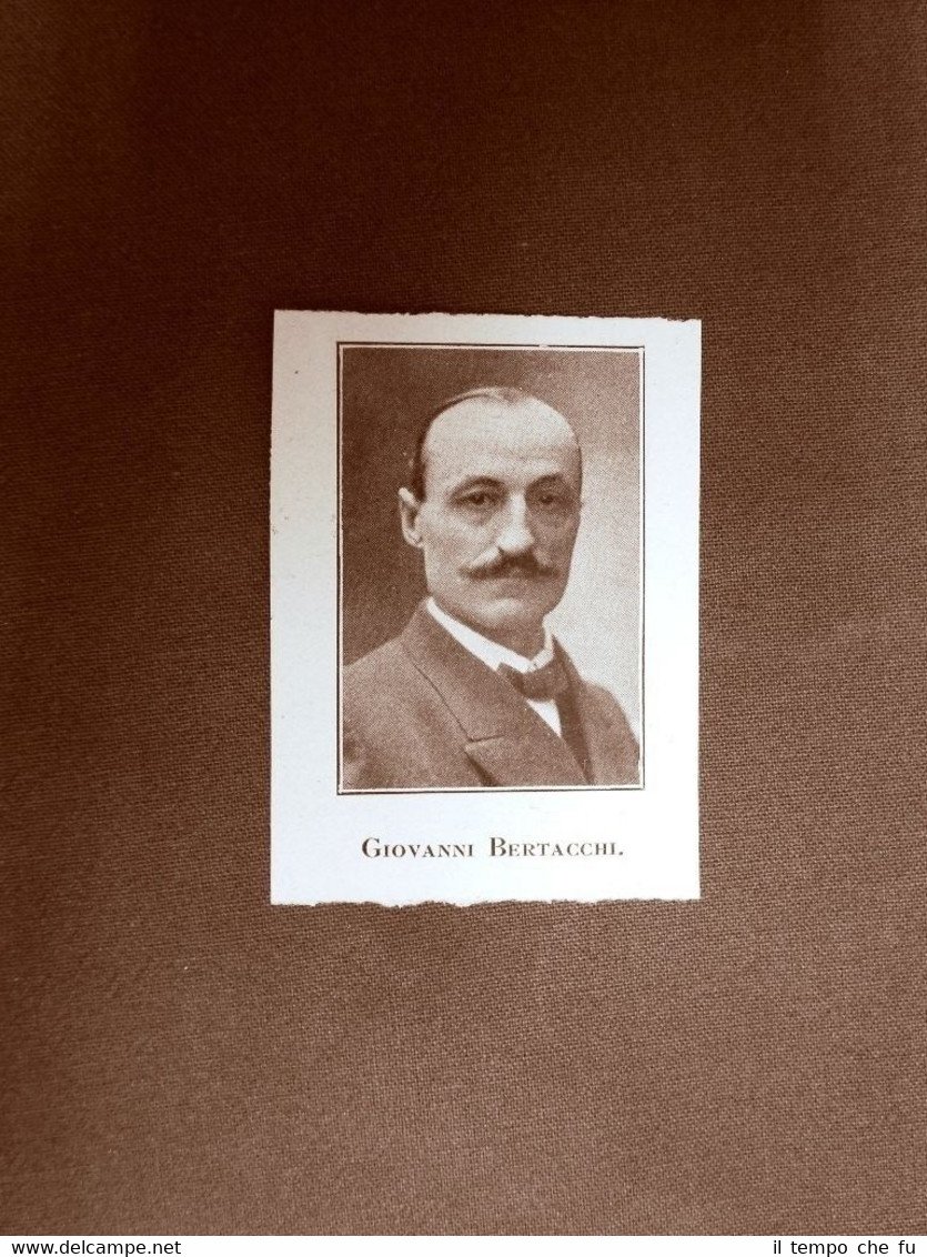 Giovanni Bertacchi Poeta Chiavenna, 9 febbraio 1869 – Milano, 24 … | Immagine principale