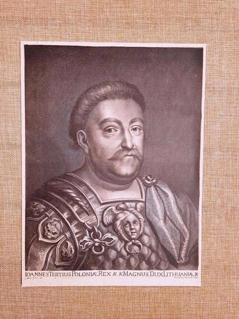 Giovanni III Sobieski 1629-1696 Re Polonia Leone di Lehistan Incisione …