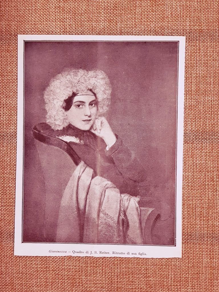 Giovinezza Quadro di J.B. Reiter Ritratto della figlia Stampa del …