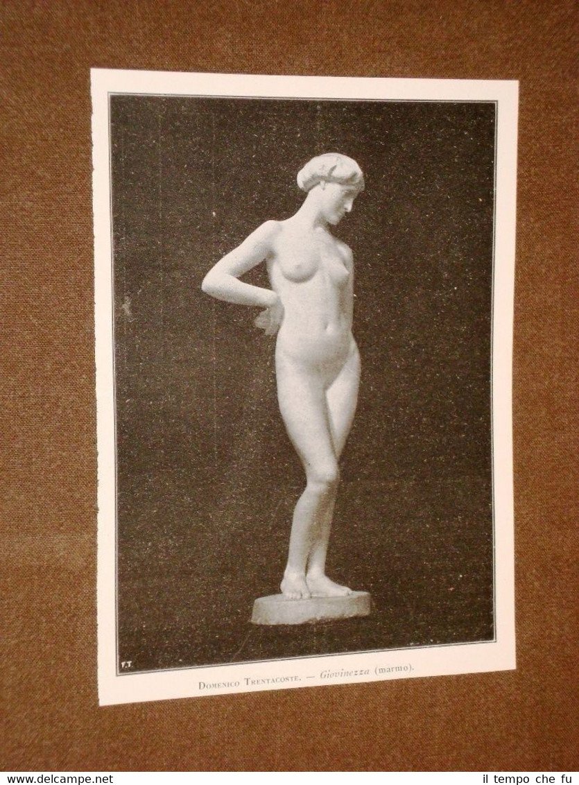 Giovinezza Statua in marmo di Domenico Trentacoste del 1920