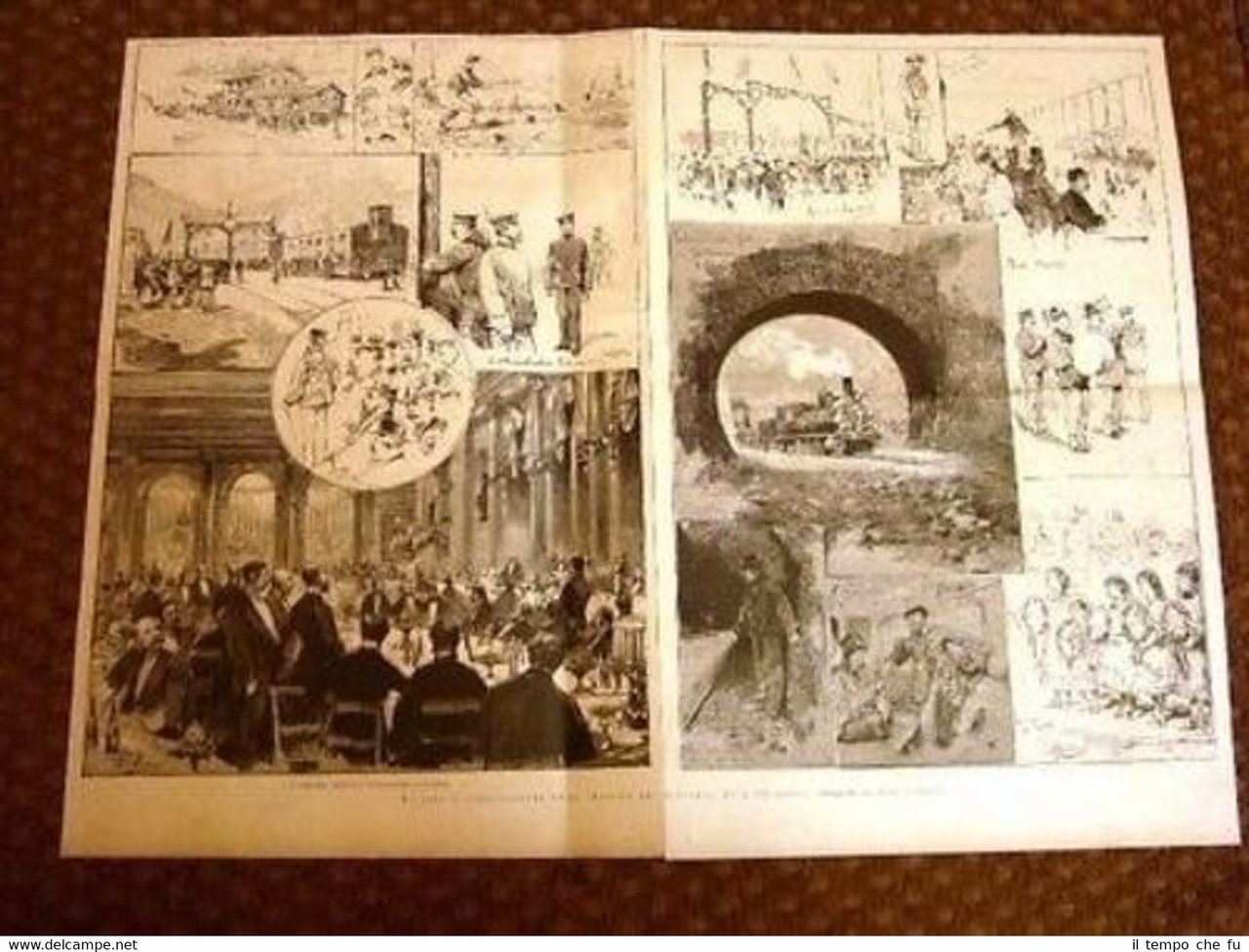 Gita di Inaugurazione della Ferrovia del Gottardo Treno