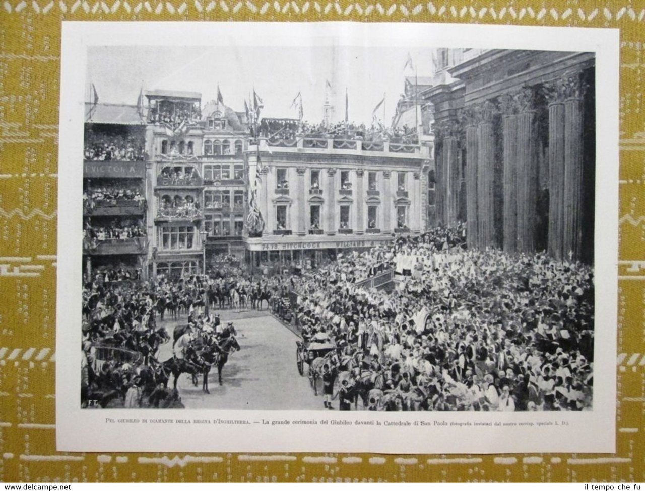 Giubileo di diamante della regina d'Inghilterra Vittoria nel 1897: La …