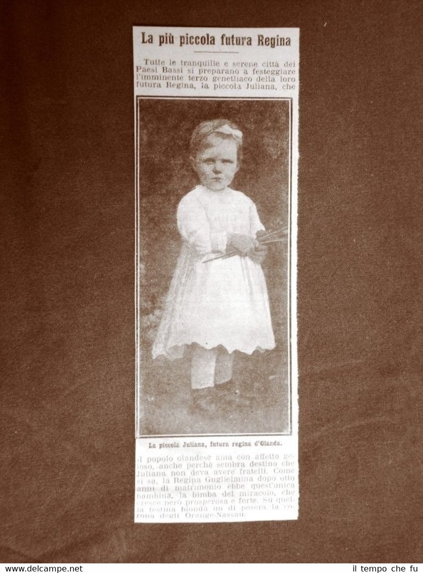 Giuliana dei Paesi Bassi nel 1912 L'Aia, 30 aprile 1909 …
