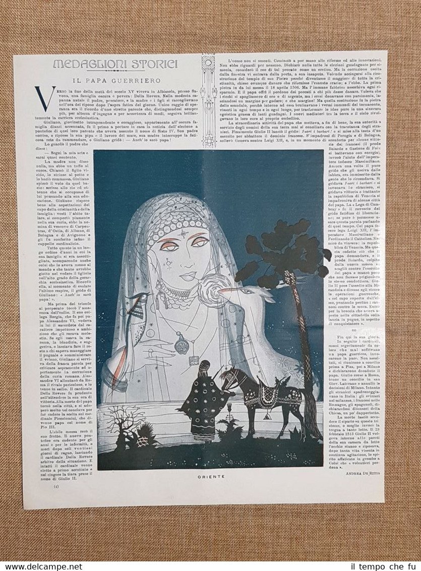 Giulio II Il Papa guerriero Articolo del 1926 di Andrea …