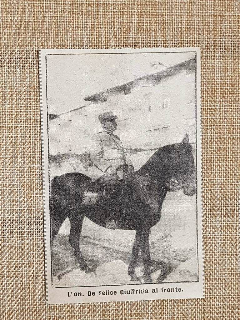 Giuseppe de Felice Giuffrida al fronte nel 1915 Catania 1859 …