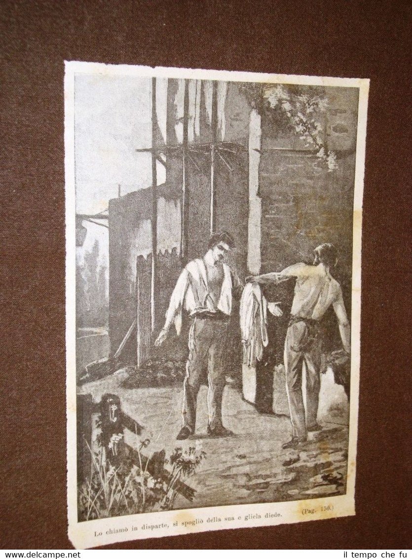 Giuseppe Garibaldi dona la sua camicia a legionario della rivoluzione …