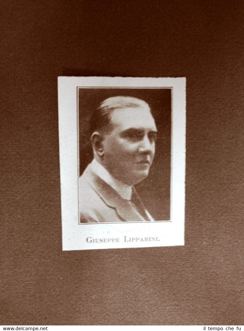Giuseppe Lipparini Critico letterario Bologna, 1877 – Bologna, 1951 | Immagine principale
