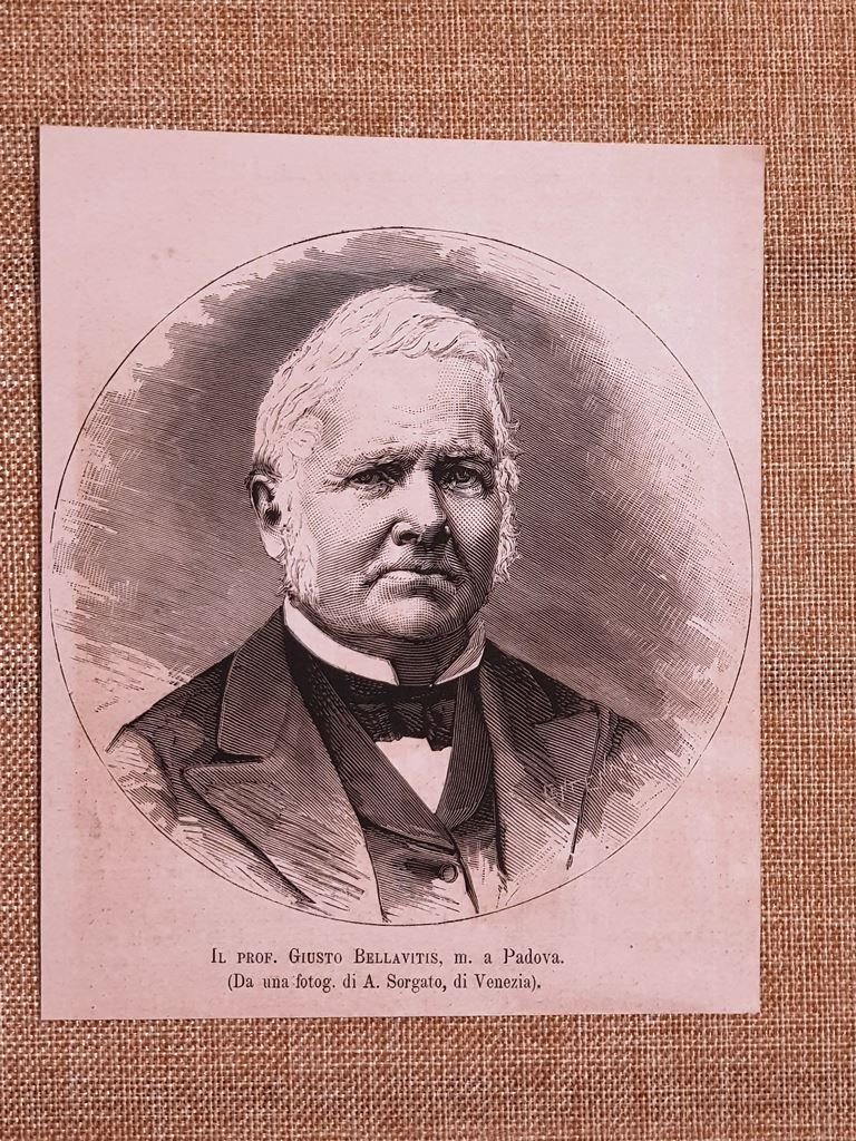 Giusto Bellavitis Bassano del Grappa, 1803 – Tezze sul Brenta, …