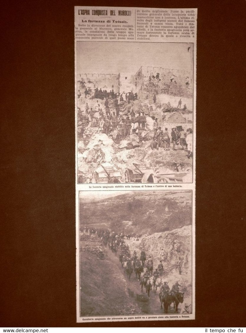 Gli Spagnoli nella conquista del Marocco nel 1913 La Fortezza …