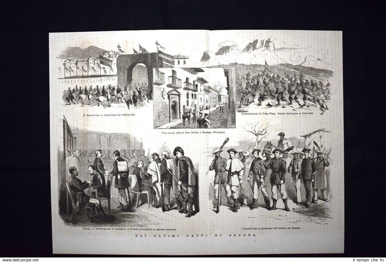 Gli ultimi fatti di Spagna - Accoglienza ad Alfonso XII …