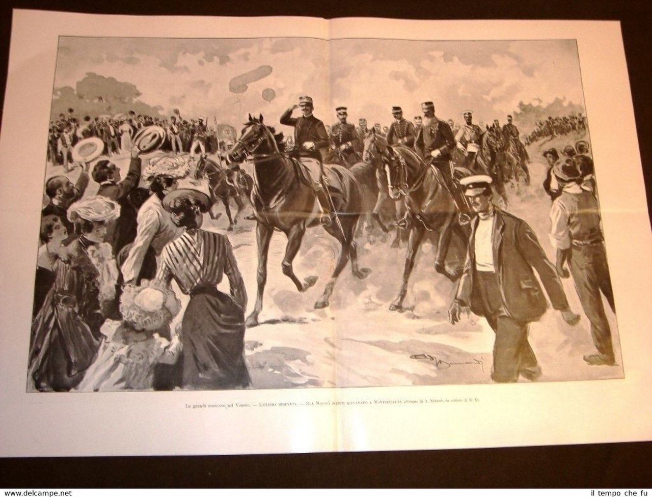 Grandi Manovre in Veneto nel 1903 Re Vitt.Emanuele III a … | Immagine principale