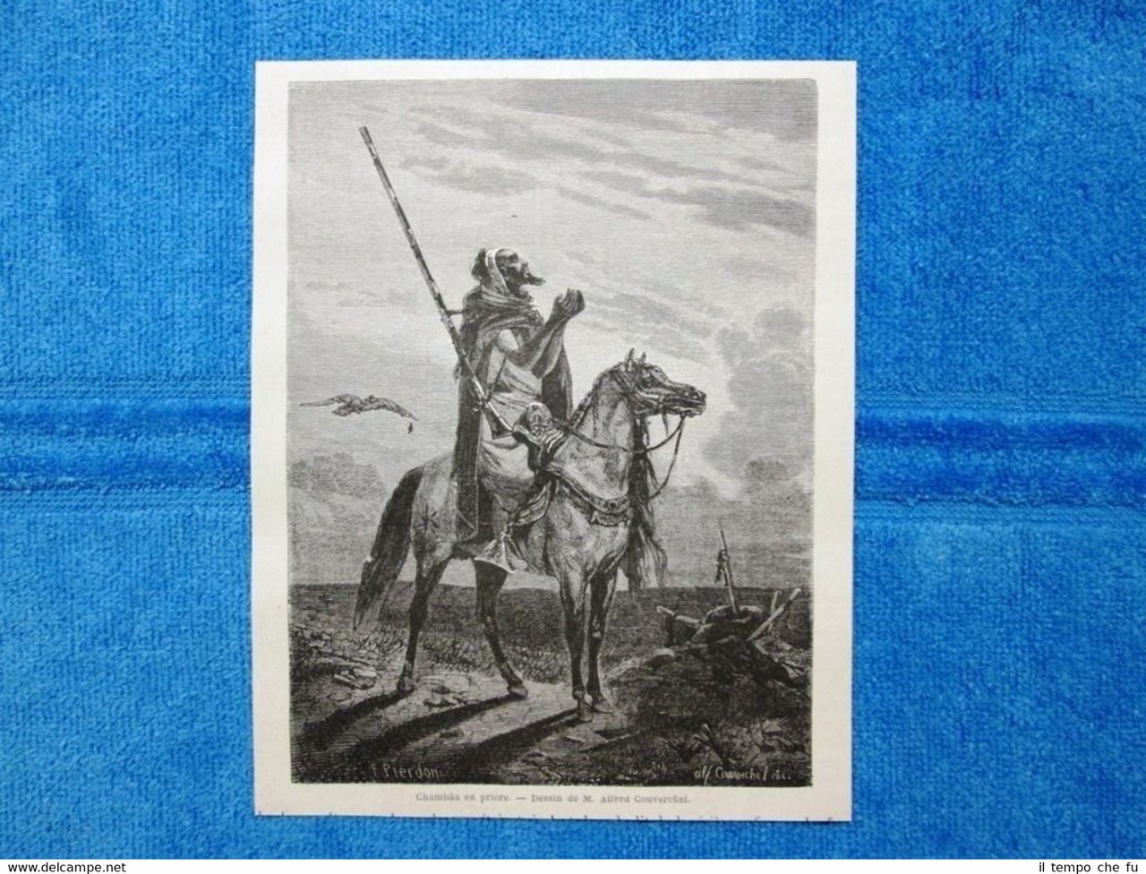 Gravure Année 1863 - Chambaa en priere - Chambaa in … | Immagine principale