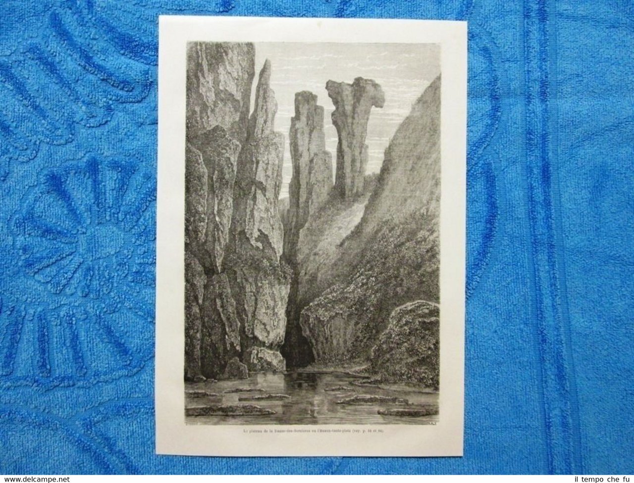 Gravure Année 1863 - Plateau de la Danse des Sorcieres …