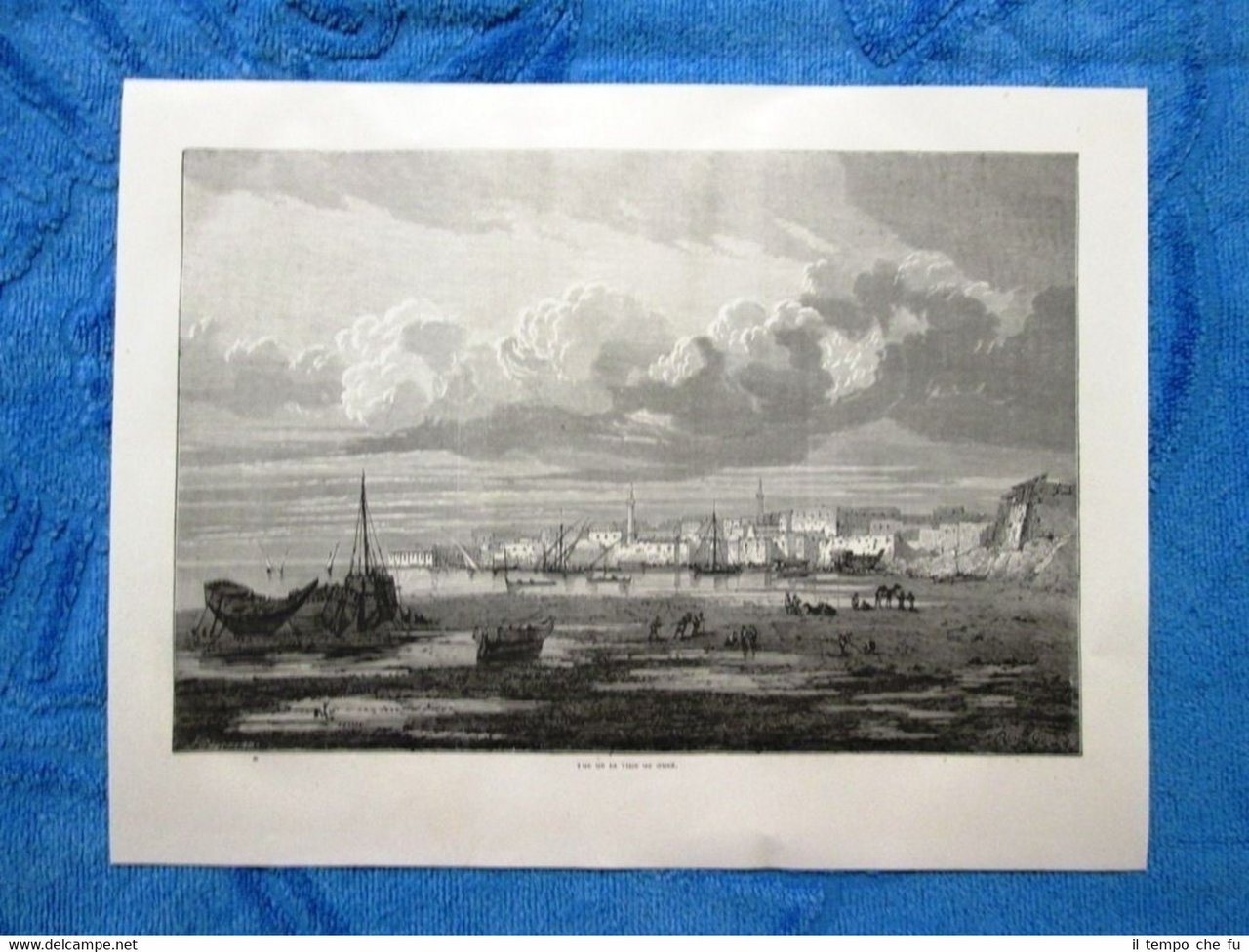Gravure Année 1863 - Ville de Suez (Egypte) - Città …